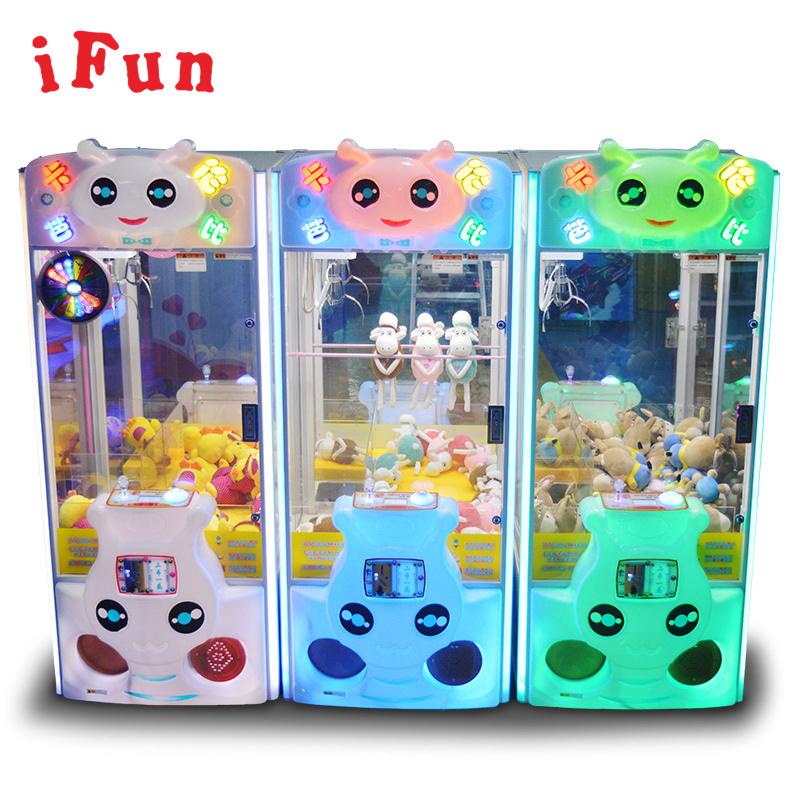 Coin Operate Gift Game Machine Lovely Animal Doll Claw Machine Prize Vending Game Machine for Sale