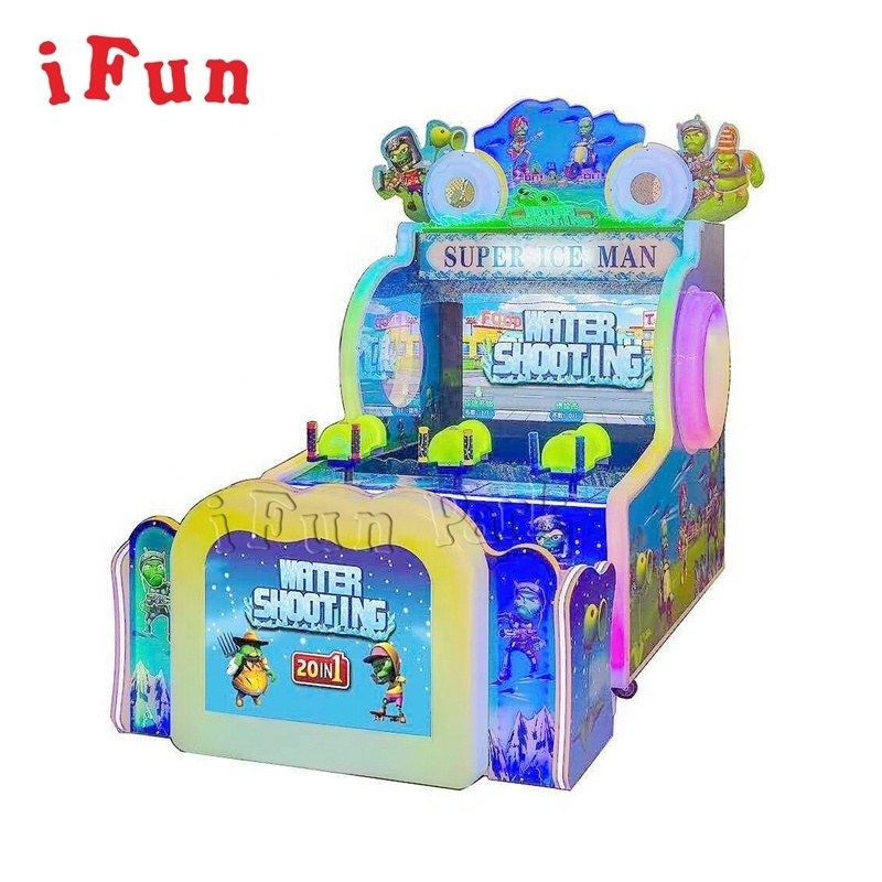 Ifun Park High Quality Kids Arcade Interactive Iceman Water Shooting Coin Operated Video Game Machine For indoor Game Center