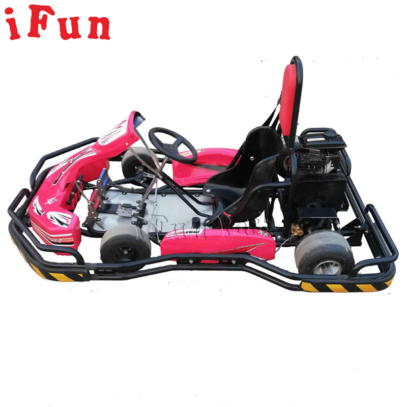 Guangzhou Factory  1 player 2 player 200cc engine cheap pink racing go kart new model