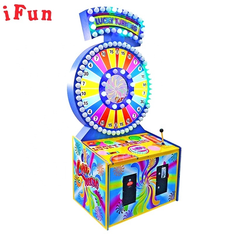 coin operated arcade amusement lucky turning ticket Machine electronic token coin operated redemption games machines for sale