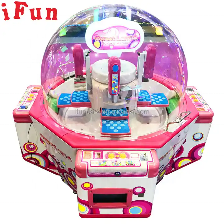 Ifun park New 4 players Coin Operated Plush Toy Claw Crane Boutique Gift Vending Game Machine For Sale