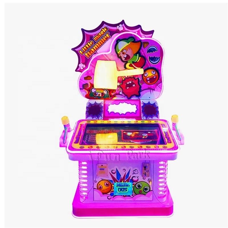 Ifun Kids Game Coin Operated Little Magic Hammer Redemption Ticket Out Arcade Game Machine