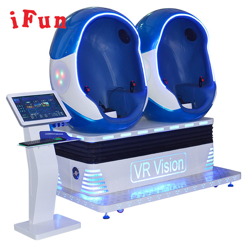 9D VR Egg Cinema Electronic Virtual Reality Game Machine Indoor Play  Vr Simulator 9d cinema Dynamic Platform Vr PARK machine