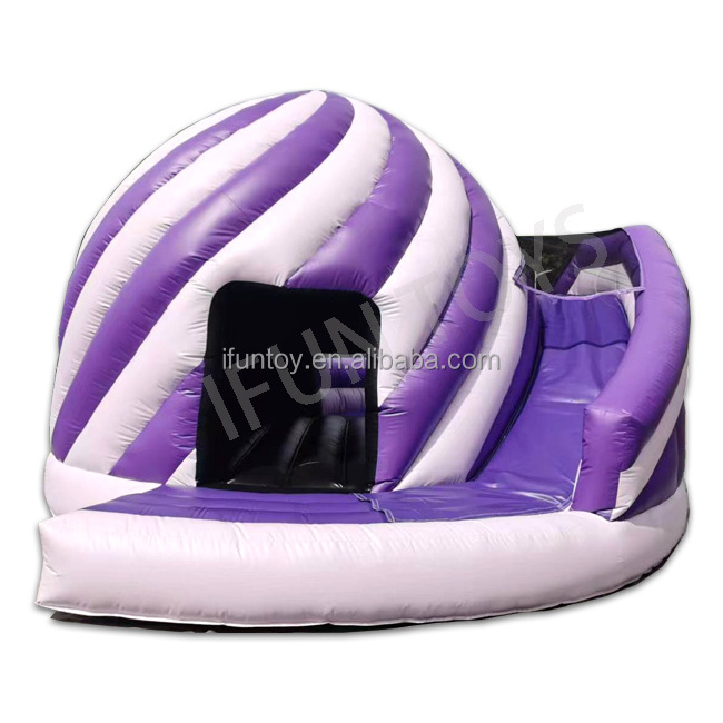 Wild West Theme Inflatable Bouncer Castle with Slide Jumping House Bouncer Combo for Cowboys and Cowgirls