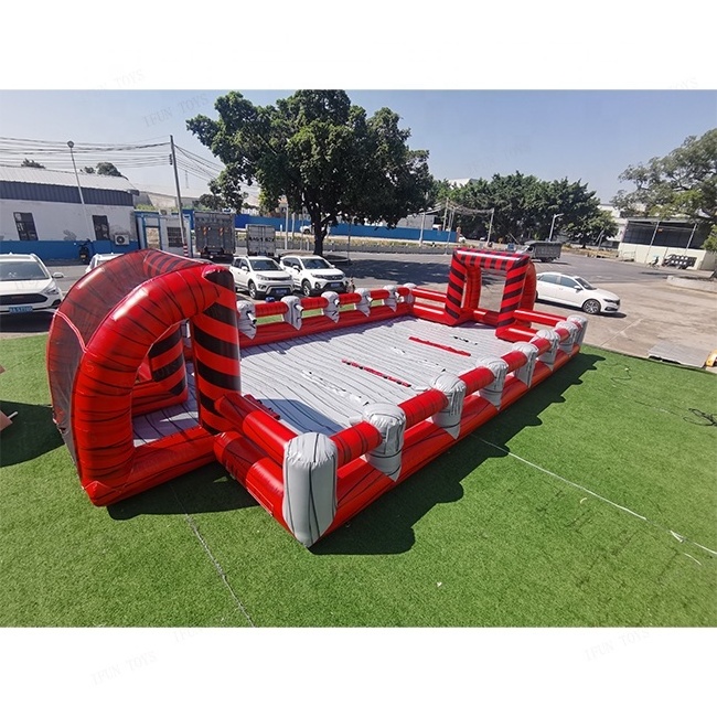 Outdoor Human Foosball Inflatable Human Table Soccer Slip n Slide Football for Team Building Games