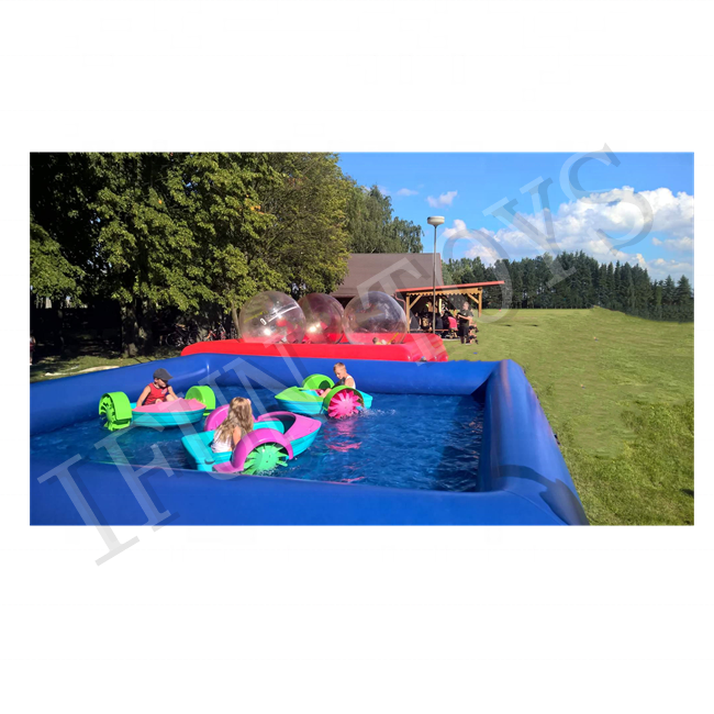 Large Inflatable Pool for Waterballs / Inflatable Paddle Boat Swimming Water Pool for Kids