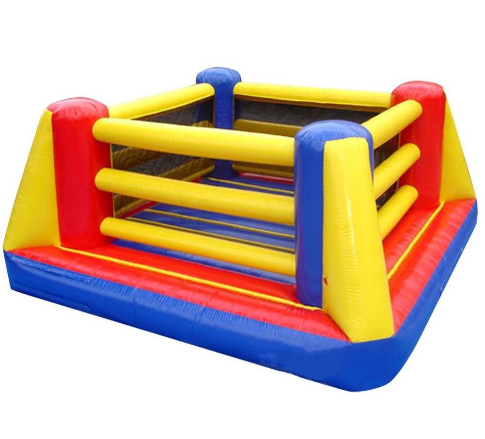 Outdoor small kids inflatable boxing ring with glove for sale/Inflatable Boxing Ring Bouncer House