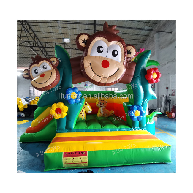 Commercial Inflatable Bouncer Big Monster Truck Bounce House with Slide Combo for Party Event