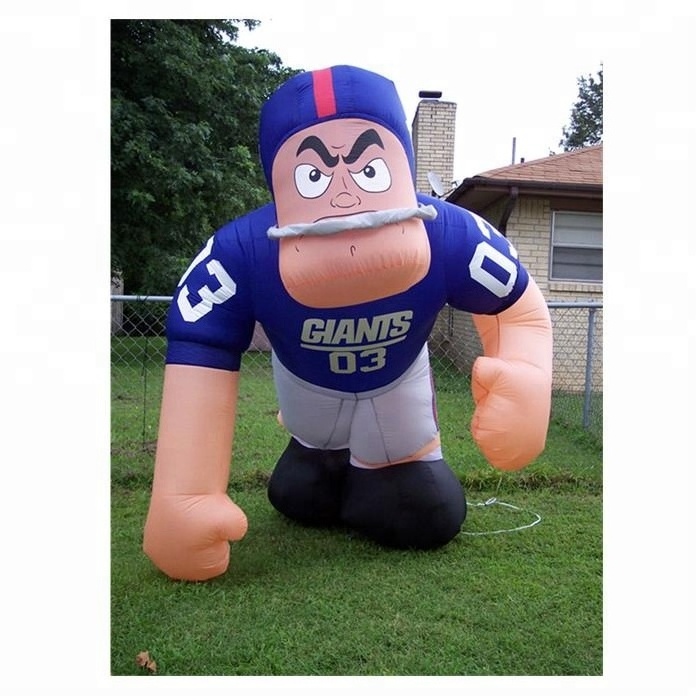 Customized Football Player Lawn Figure Nfl Inflatable Bubba Player