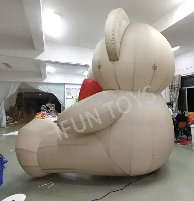 Giant Outdoor Advertising Inflatable Animal Teddy Bear Model for Outdoor Party Event Promotion