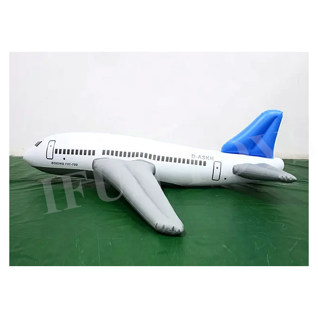 Customized PVC Inflatable Airplane Airbus Aeroplane Aircraft Model for Airline Advertising Promotion event