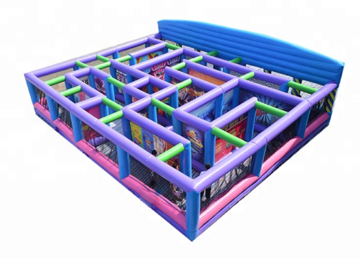 large inflatable carnival maze/Inflatable castle maze /Carnival fun house maze for kids and adults