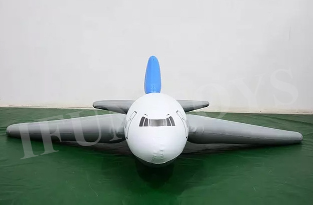 Cheap Large PVC Inflatable Plane Model Inflatable Airplane Helium Balloon for Advertising