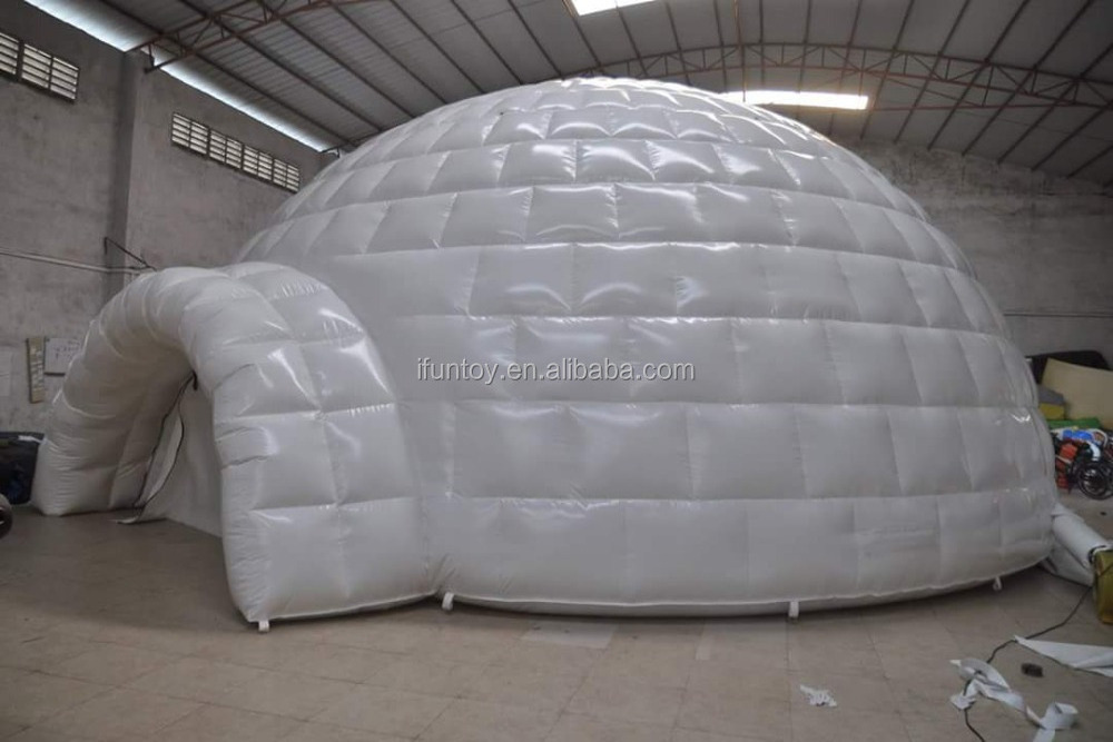 Outdoor Giant party inflatable yurt tent inflatable lawn dome tent large inflatable igloo dome tent for rental sale