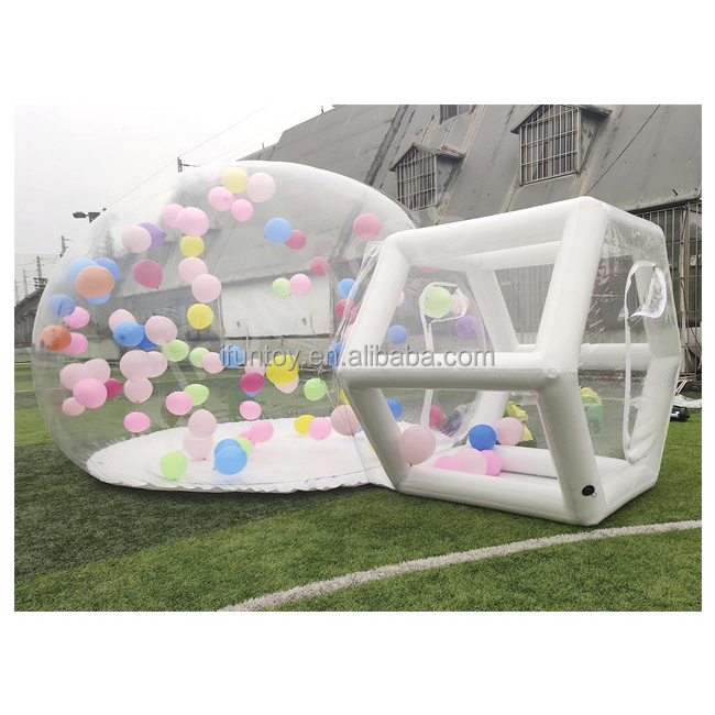 Giant Clear Inflatable Crystal Igloo Dome Bubble Tent and Transparent Inflatable Bubble Balloons House