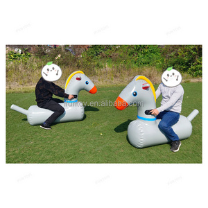 Funny Team Building Inflatable Games Accessories Ride On Toy Animals My Toys Little Pony For Kids