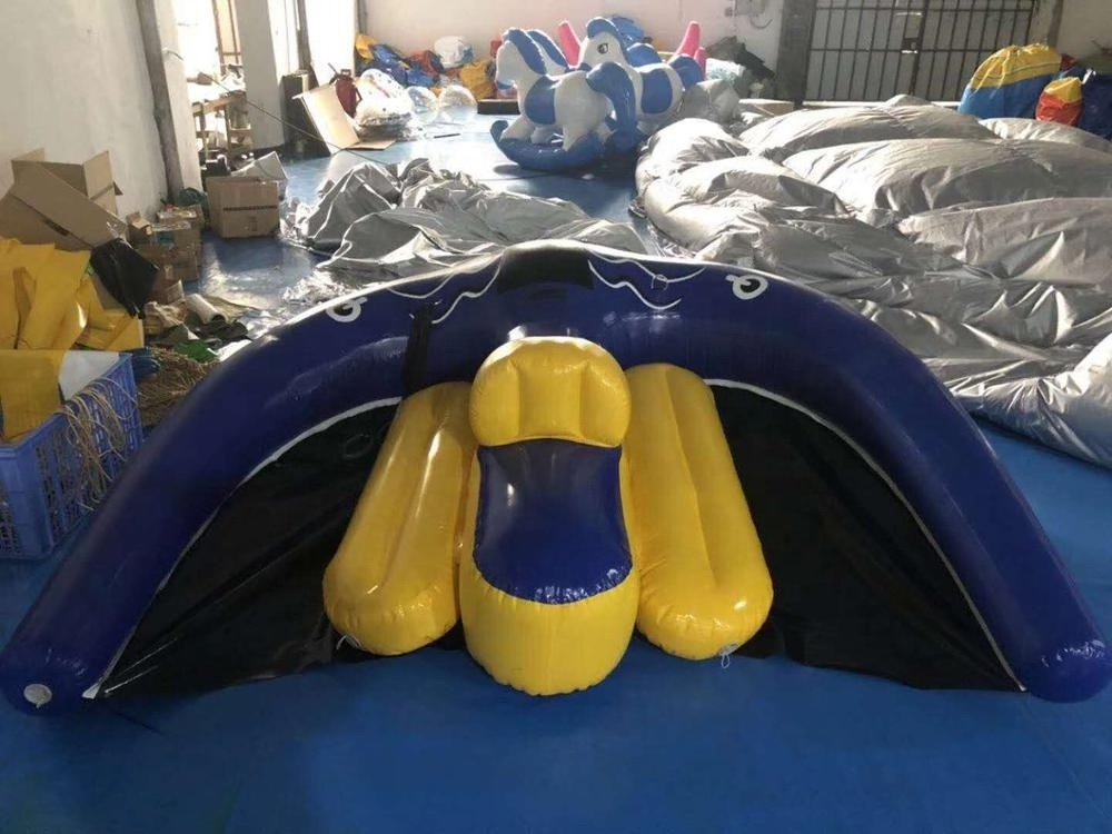 Hot sale inflatable flying manta/inflatable flying Kite Tube boat/inflatable flying manta ray for water sport game