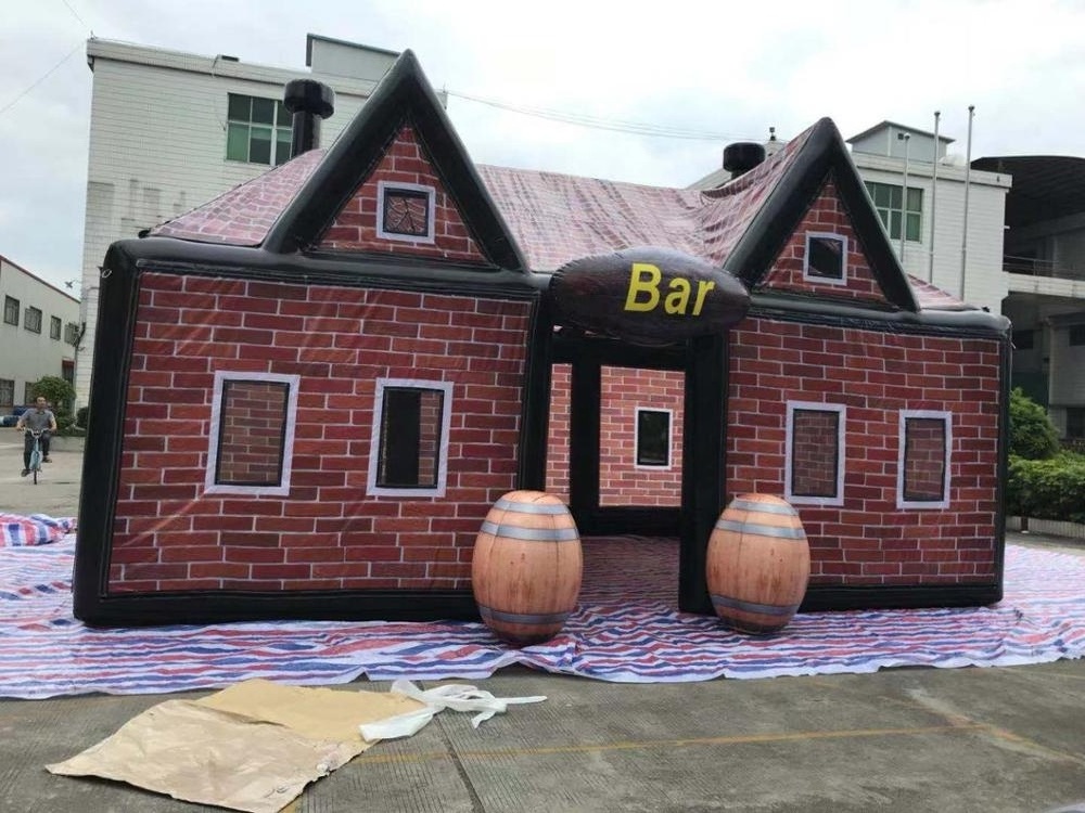 Customized Inflatable Irish pub / inflatable party bar / inflatable serving bar tent for sale