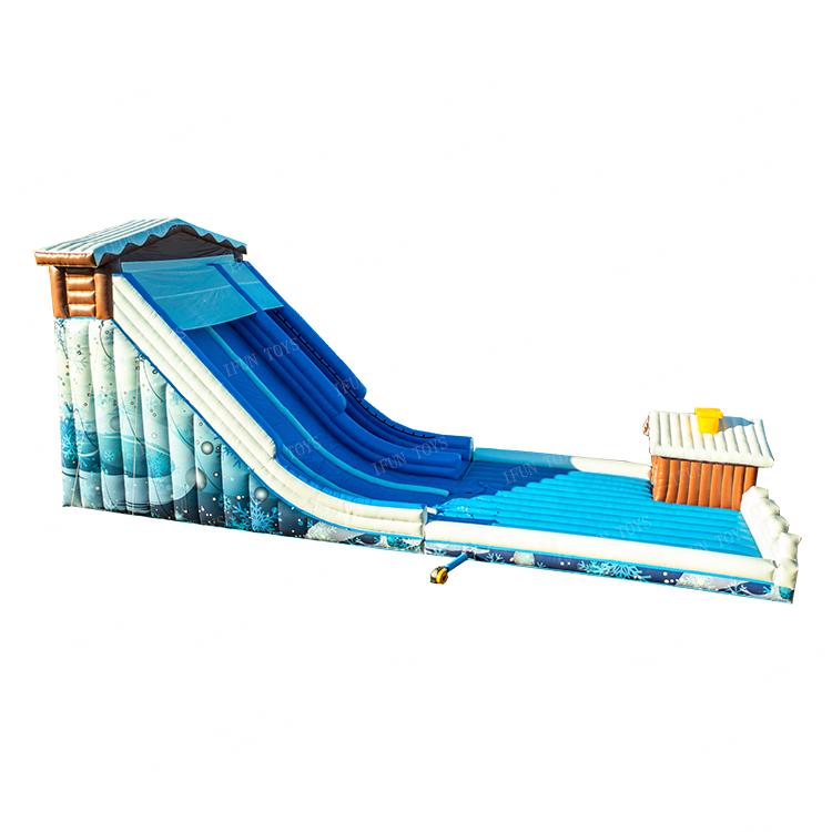 Sleds Snow Tubes Dry Slide Outdoor Inflatable Slide and Bouncer Park Toy for Child and Adult