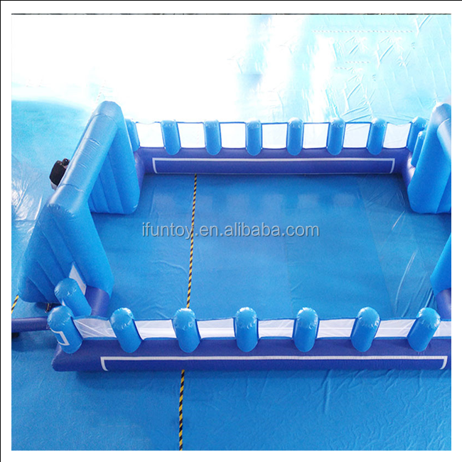 High Quality Inflatable Giant Football Field Cage/Inflatable Soccer Field/inflatable soap football field