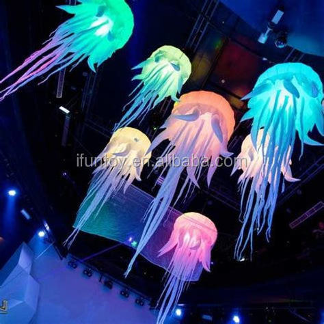 Hot sale led inflatable jellyfish balloon /inflatable jellyfish light /inflatable jellyfish for decoration