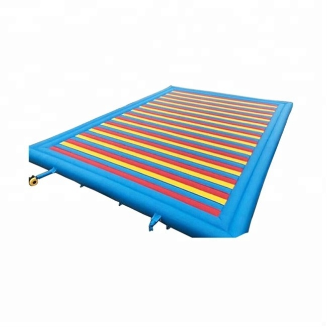 Hot sale customized giant inflatable jump pad/ soft bounce pad/ jump pillow for kids