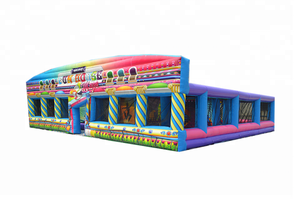 large inflatable carnival maze/Inflatable castle maze /Carnival fun house maze for kids and adults