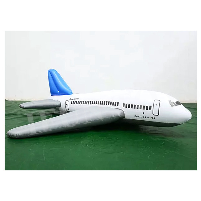 Cheap Large PVC Inflatable Plane Model Inflatable Airplane Helium Balloon for Advertising