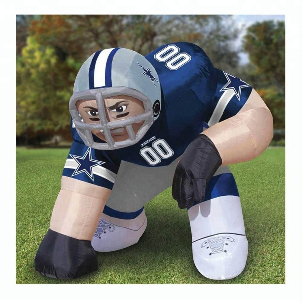 Customized Football Player Lawn Figure Nfl Inflatable Bubba Player