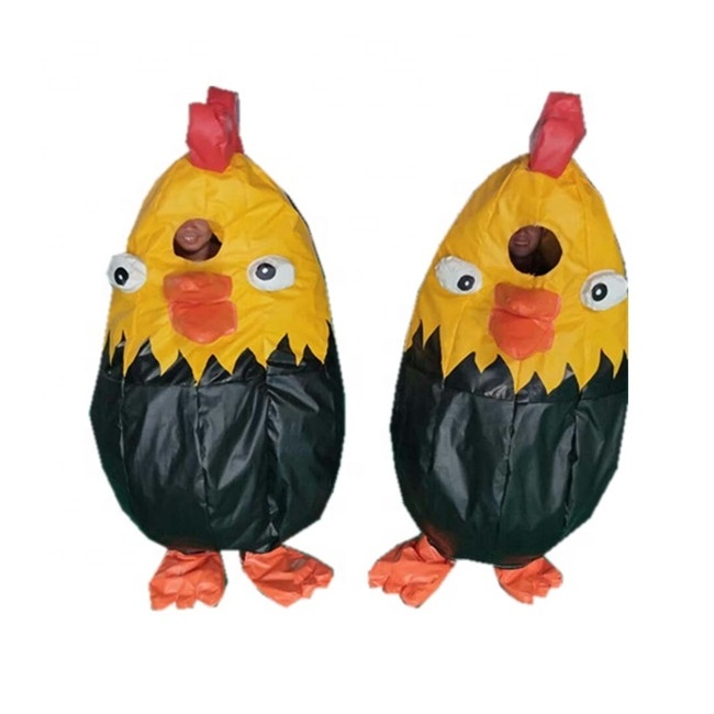 High quality inflatable chicken sumo Suits/sumo wrestling suit with chicken shape for kids and adults