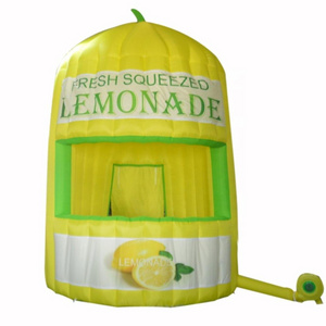 Popular outdoor inflatable lemonade concession booth carnival party inflatable stand booth tent for sale