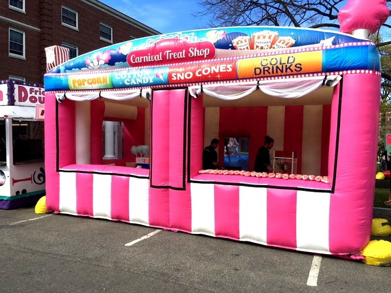 Customized inflatable carnival treat shop/ Inflatable Concession Stand/ Inflatable ice cream booth for sale