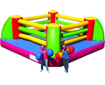 Outdoor small kids inflatable boxing ring with glove for sale/Inflatable Boxing Ring Bouncer House