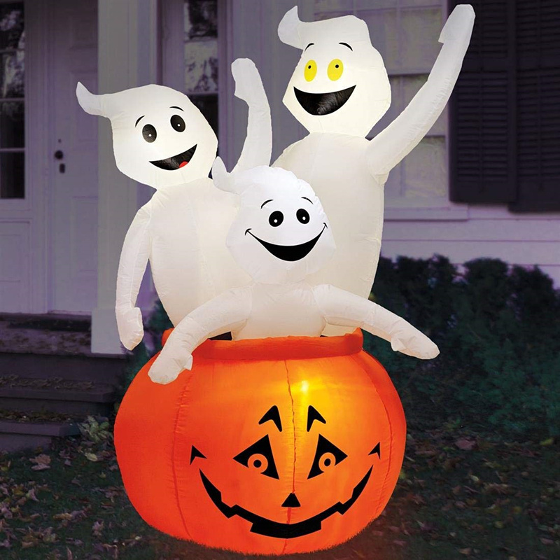 Inflatable Archways Scary Cat Haunted Archway Castle Halloween Airblown Inflatable