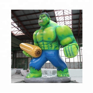 Large inflatable super hero/inflatable hulk balloon decoration/Inflatable green hulk for advertising