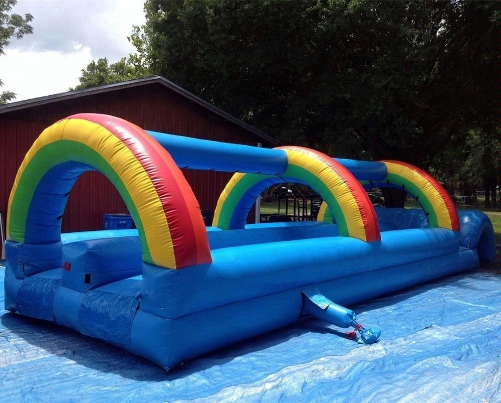 Giant inflatable water slide Inflatable slip n slide Inflatable slide with pool