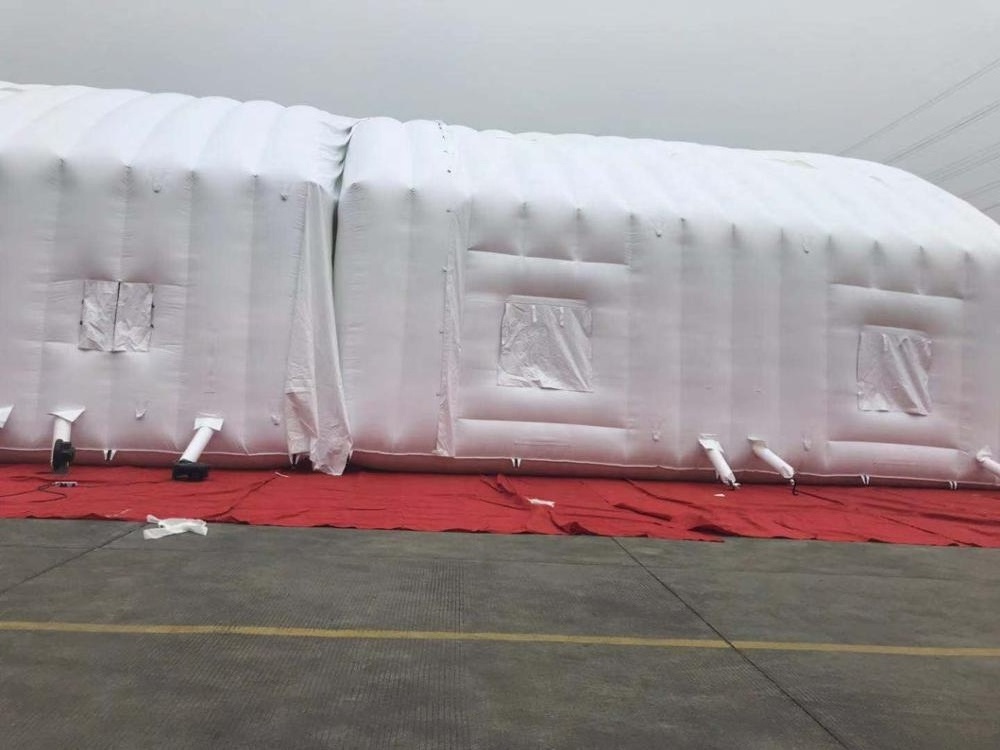 temporary inflatable dome warehouse/custom inflatable garage / carport / hangar for sale