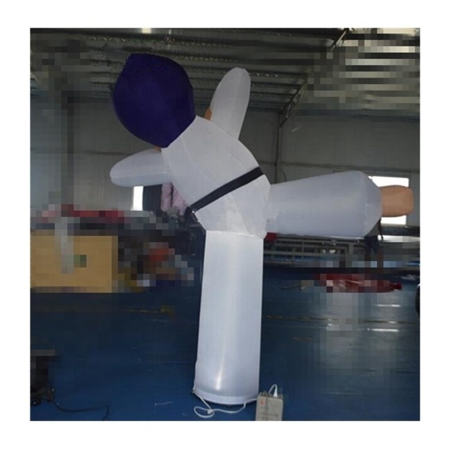 Inflatable Taekwondo Kick Boy /Inflatable Karate Guy/Inflatable Karate Boy Cartoon for Advertising