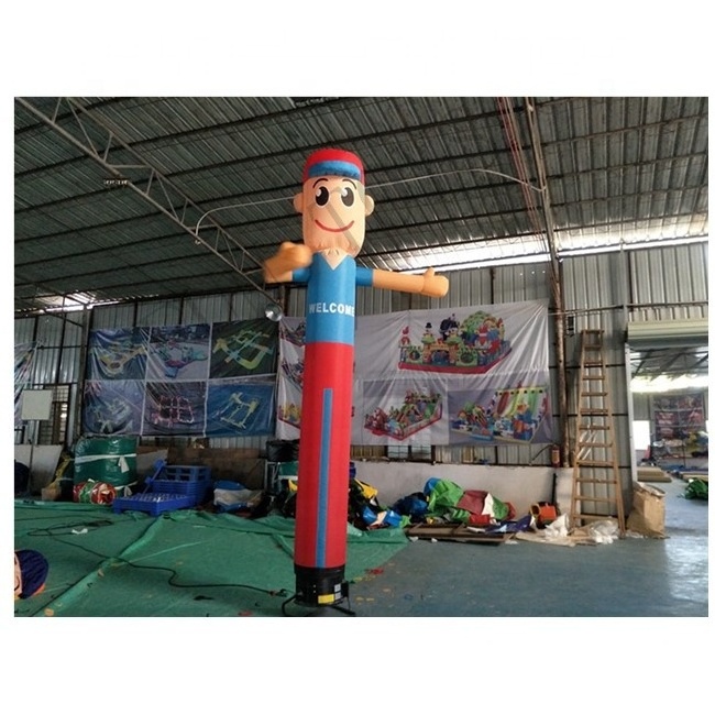 Outdoor Inflatable Greeter Waving Man / Inflatable Welcome Air Dancer / Inflatable Tube Man Sky Dancer for Advertising