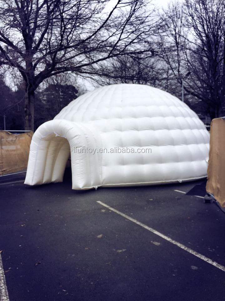 Outdoor Giant party inflatable yurt tent inflatable lawn dome tent large inflatable igloo dome tent for rental sale