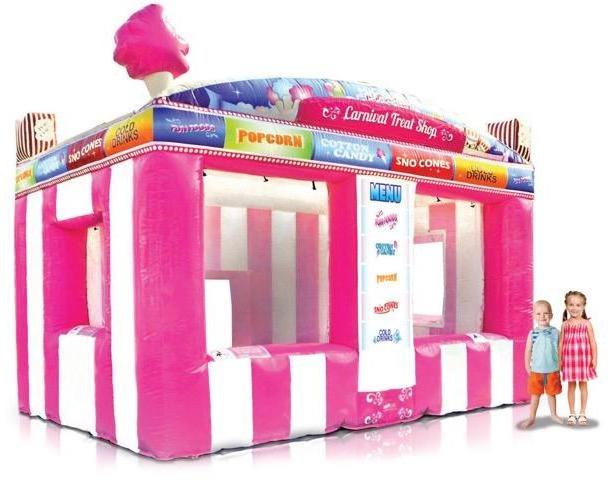 Portable concession booth/ Inflatable mini carnival treat shop /inflatable fun food booth tent for outdoor use