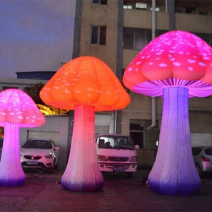 Beauty Inflatable Lighting Mushroom for Party Decoration/Giant Inflatable Mushroom for sale