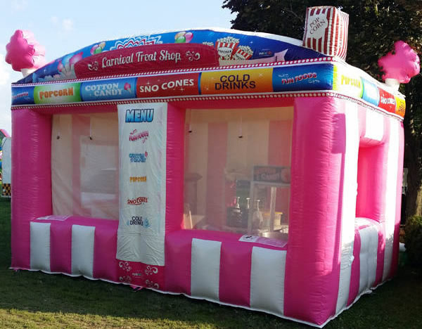 Customized inflatable carnival treat shop/ Inflatable Concession Stand/ Inflatable ice cream booth for sale