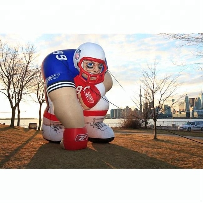 Customized Football Player Lawn Figure Nfl Inflatable Bubba Player