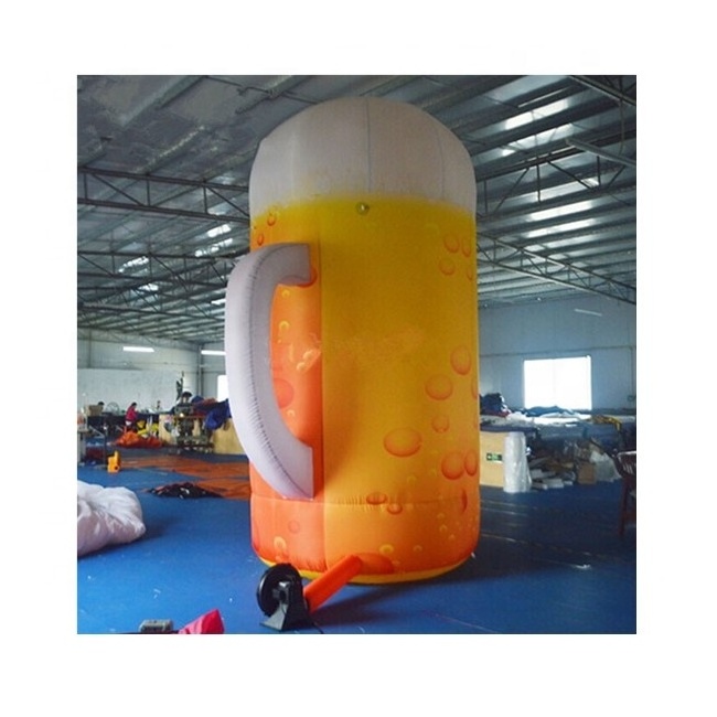 Customized Giant inflatable beer mug/inflatable beer bottle/inflatable beer glass for Oktoberfest advertising