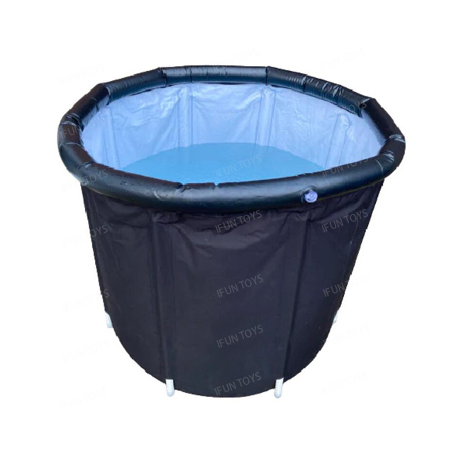 Outdoor / Indoor Inflatable Portable Ice Bath Tub Ice Cold Water Therapy Wim Hof Style Baths Recovery Plunge Pool with Lid