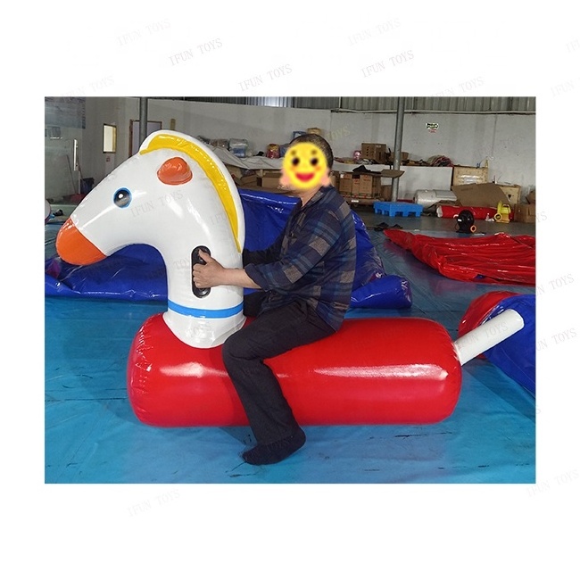 Funny Team Building Inflatable Games Accessories Ride On Toy Animals My Toys Little Pony For Kids