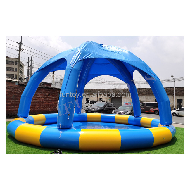 Summer Hot Sales Water Play Equipment Inflatable Swimming Pool Family Water Pool for Backyard