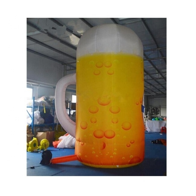 Customized Giant inflatable beer mug/inflatable beer bottle/inflatable beer glass for Oktoberfest advertising