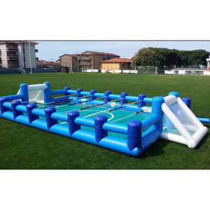 Outdoor Human Foosball Inflatable Human Table Soccer Slip n Slide Football for Team Building Games